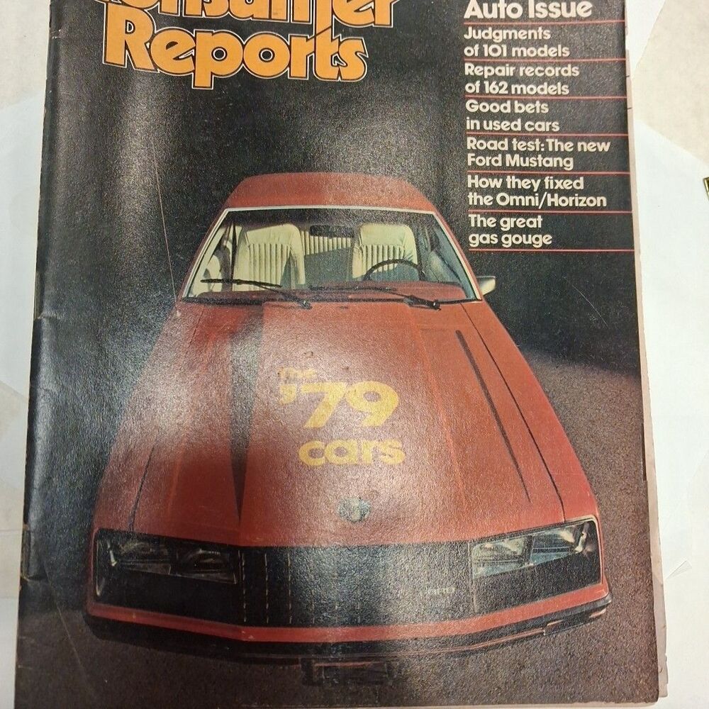 Consumer Reports Annual Aitu Issue April 1979 And Consumers Life Vol 4  No 4